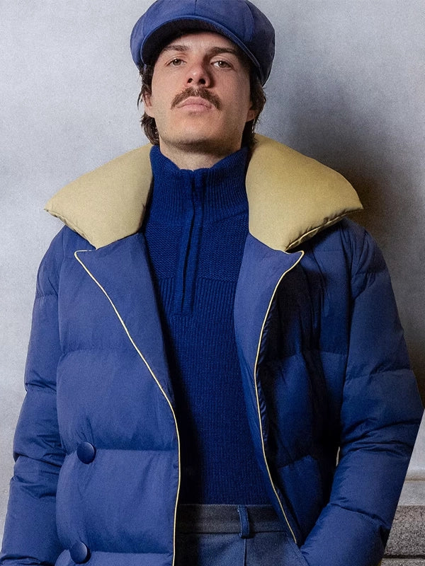MilanoCortinaBluePufferVictoryCeremonyJacket