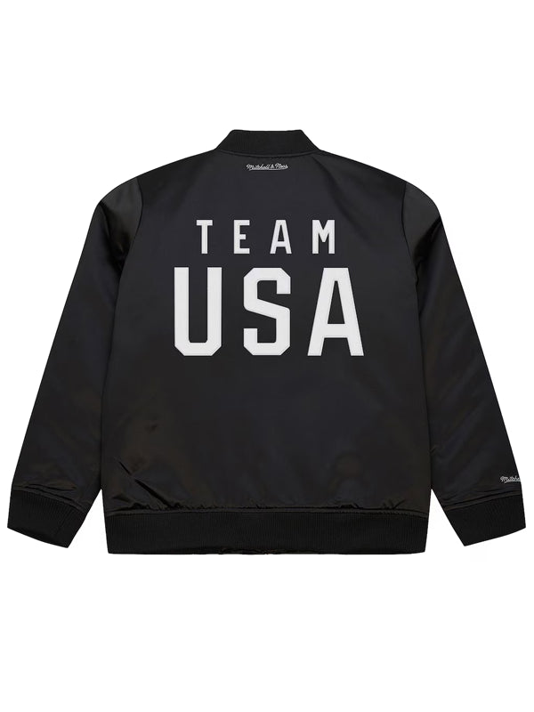 Mitchell-And-Ness-Team-USA-Coach-Snoop-Satin-Bomber-Jacket