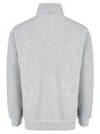 Mock Shirt Jumper Grey Back
