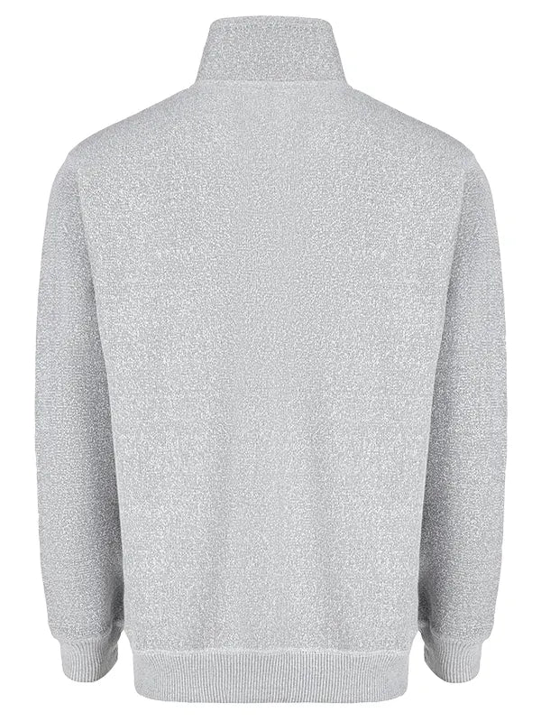 Mock Shirt Jumper Grey Back