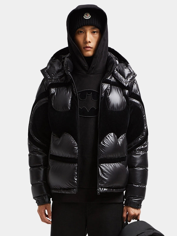 Moncler X Batman Black Down Jacket