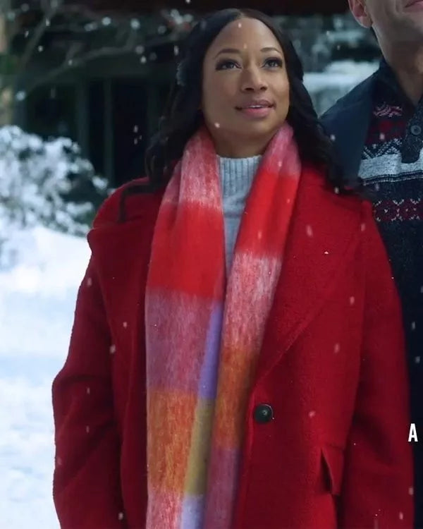 Monique Coleman A Christmas Dance Reunion Coat