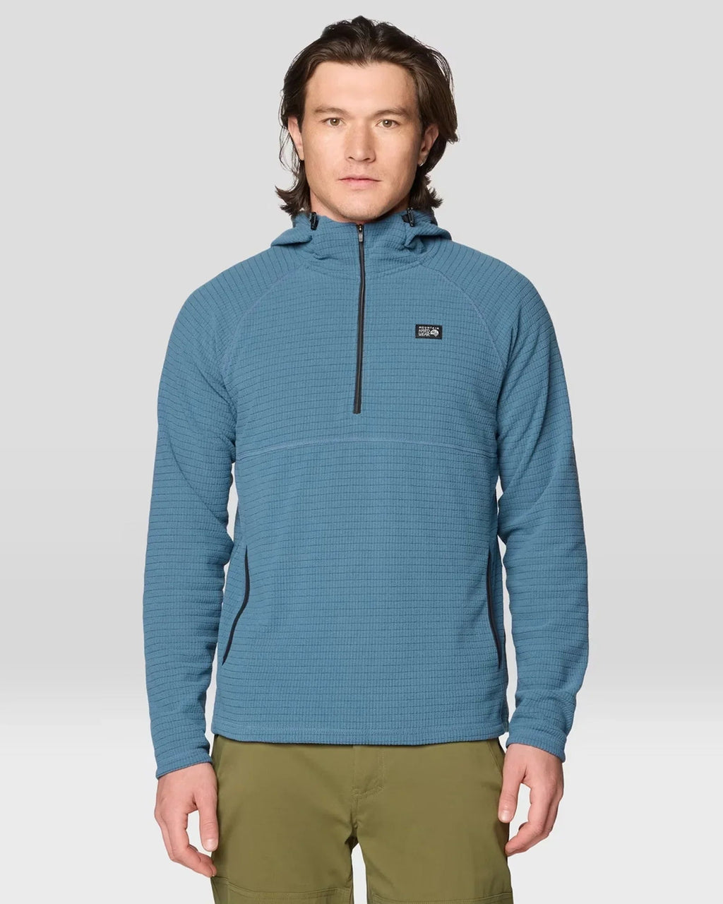 Mountain-Hardwear-Summit-Grid-Hoodie-Blue