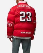 Christian McCaffrey 49ers Off Season Puffer Jacket Zing Apparel