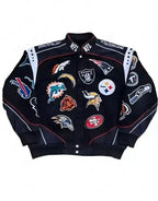 NFL Jacket With All Team Logos Zing Apparel