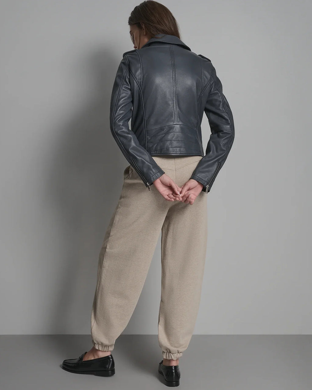 Navy-Madeline-Asymmetrical-Leather-Jacket-Back