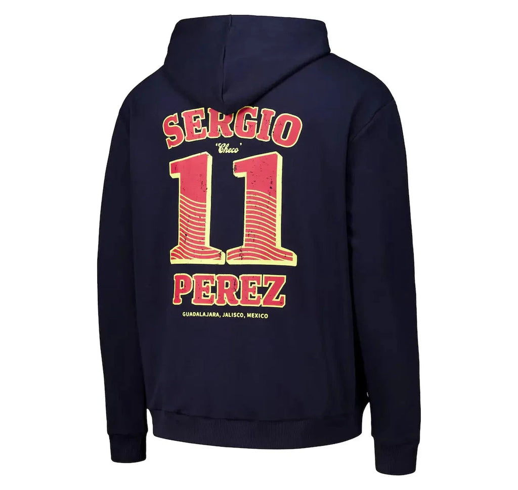 Navy Vintage Red Bull Big Logo Racing Hoodie Zing Apparel