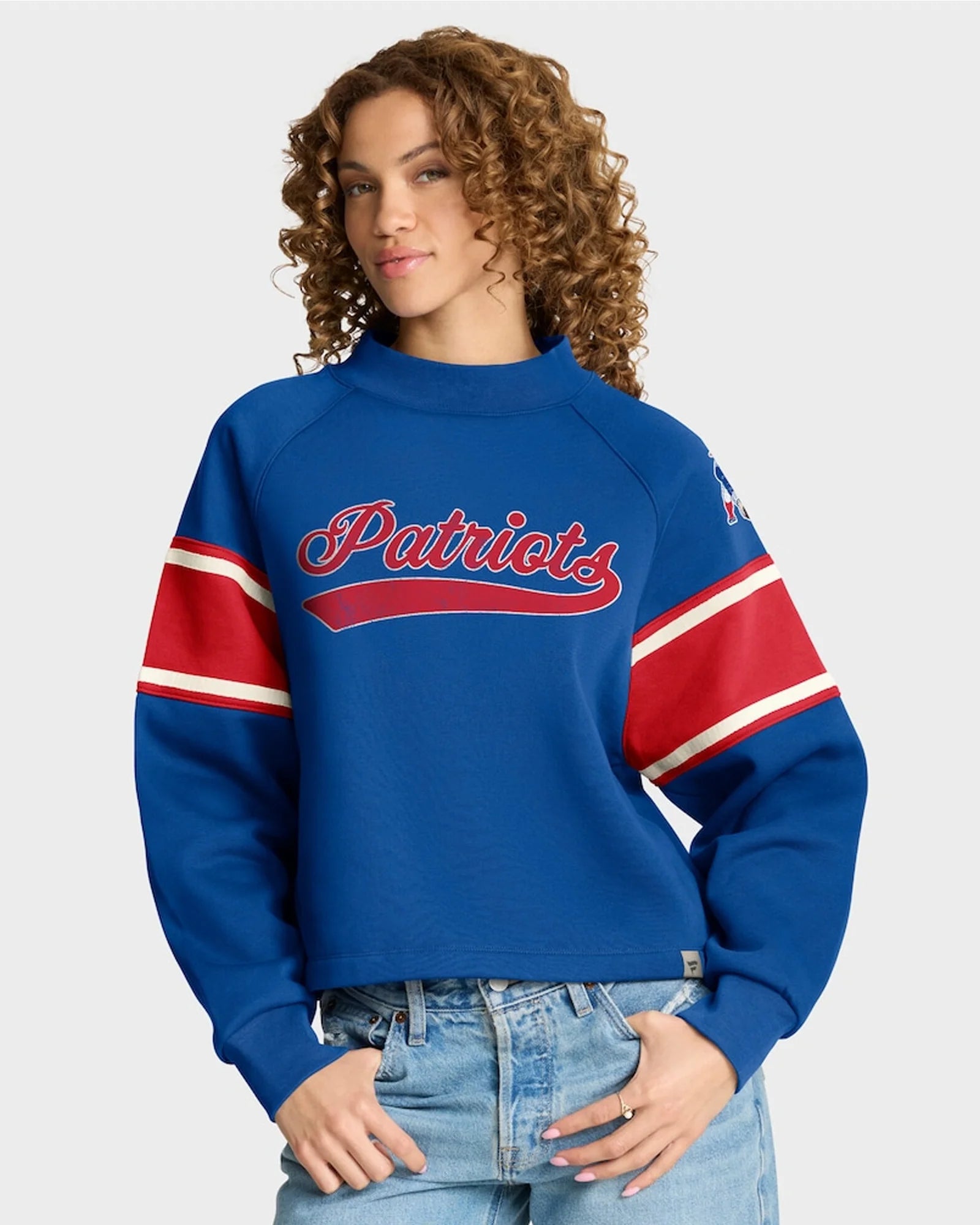 New England Patriots Mockneck Sweatshirt