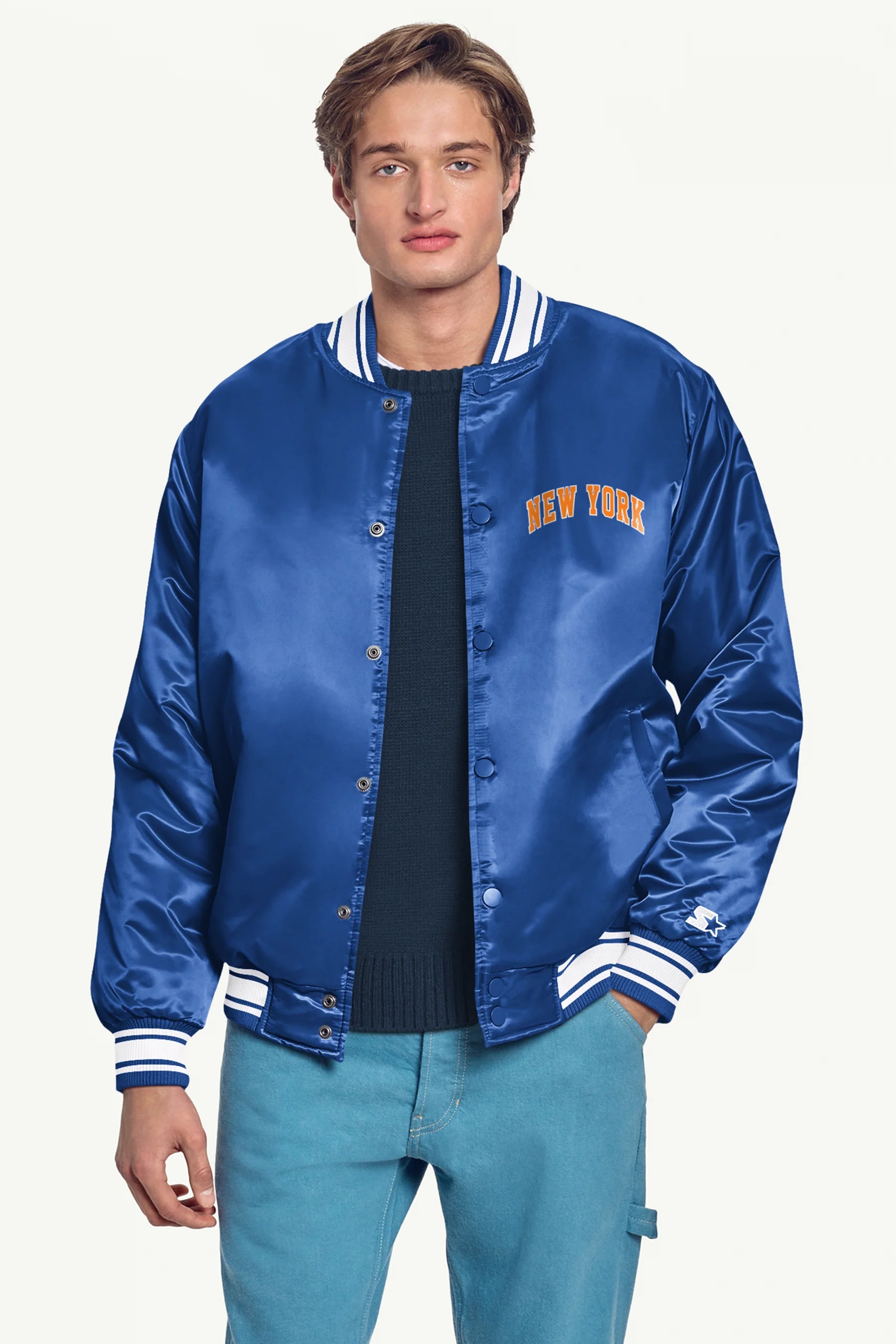 New York Knicks Satin Starter Jacket