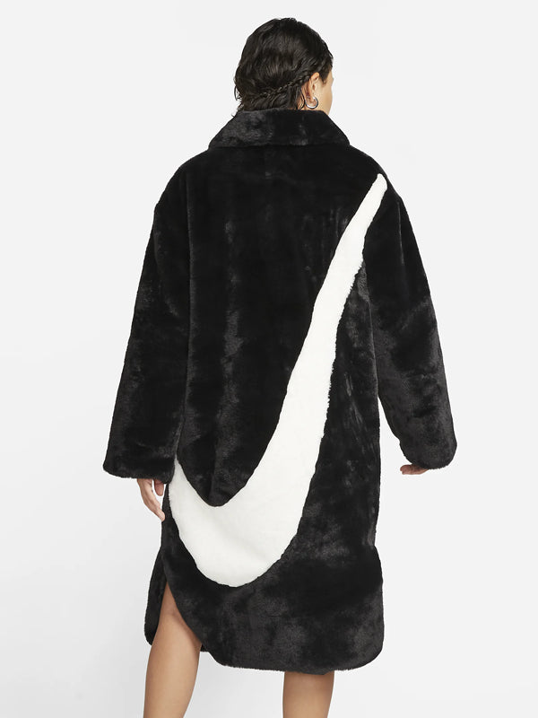 Nike-Sportswear-Womens-Faux-Fur-Long-Jacket-Coat