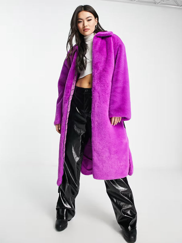 Nike-Sportswear-Womens-Faux-Fur-Long-Jacket-Purple