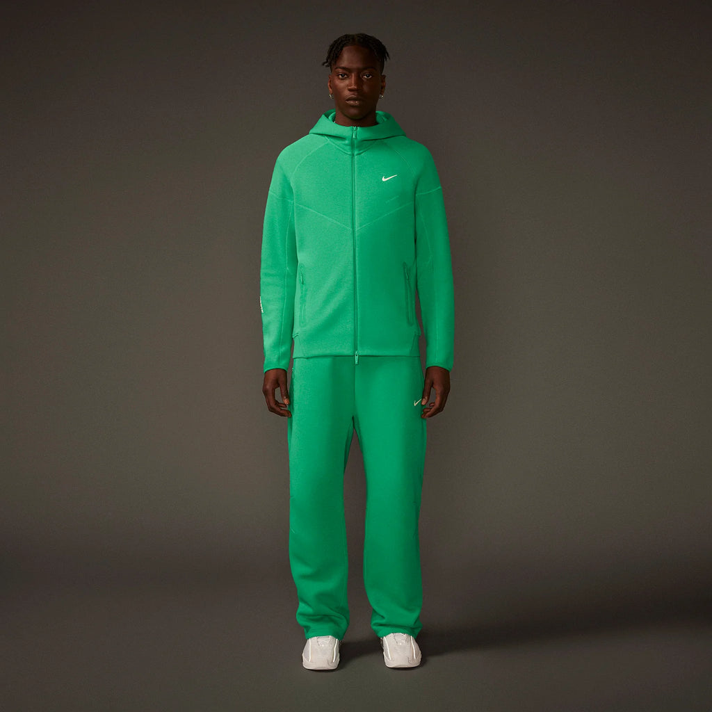 Nike-X-Nocta-Tech-Fleece-Full-Zip-Up-Hoodie-Stadium-Green
