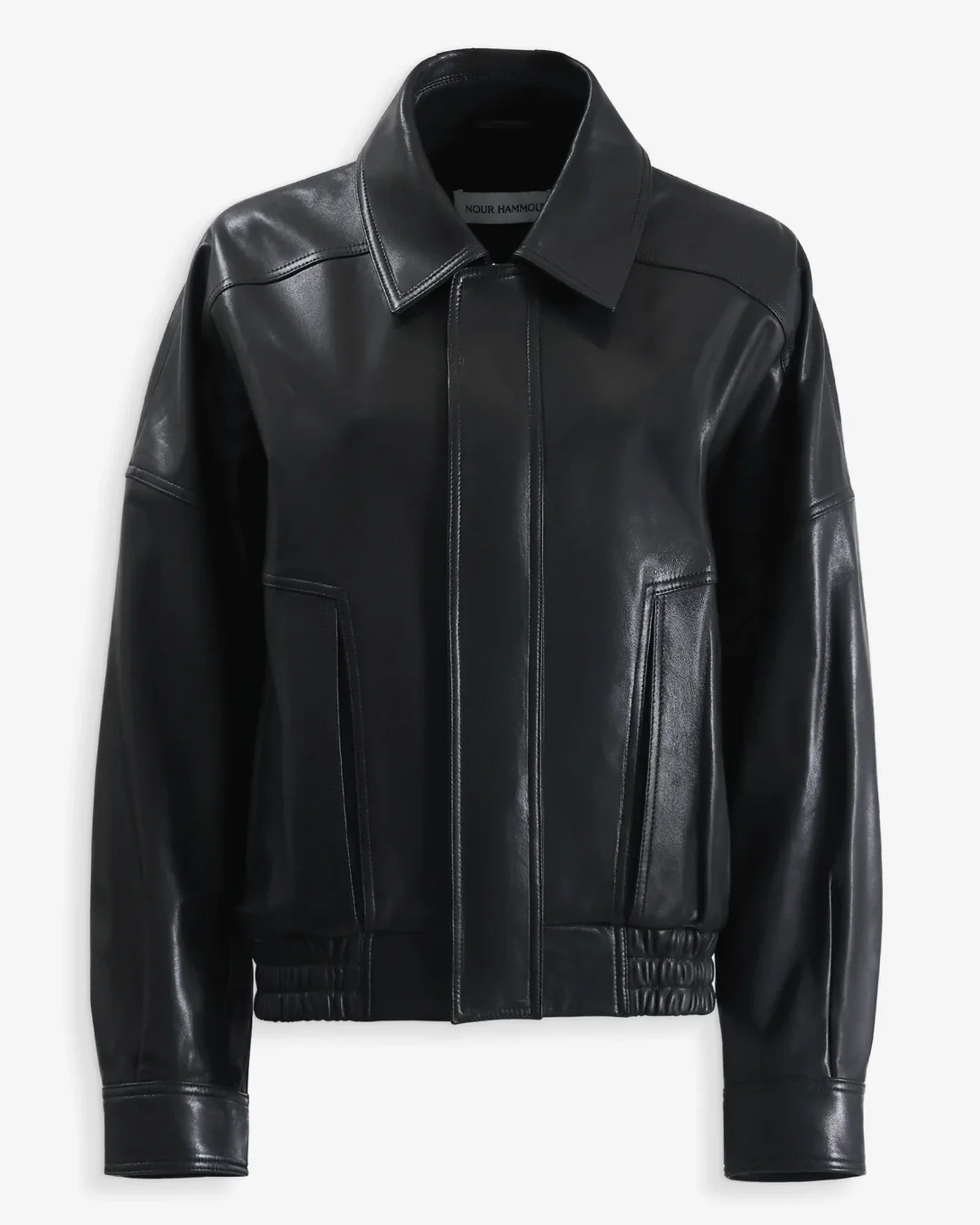 Nour Hammour Leather Jacket