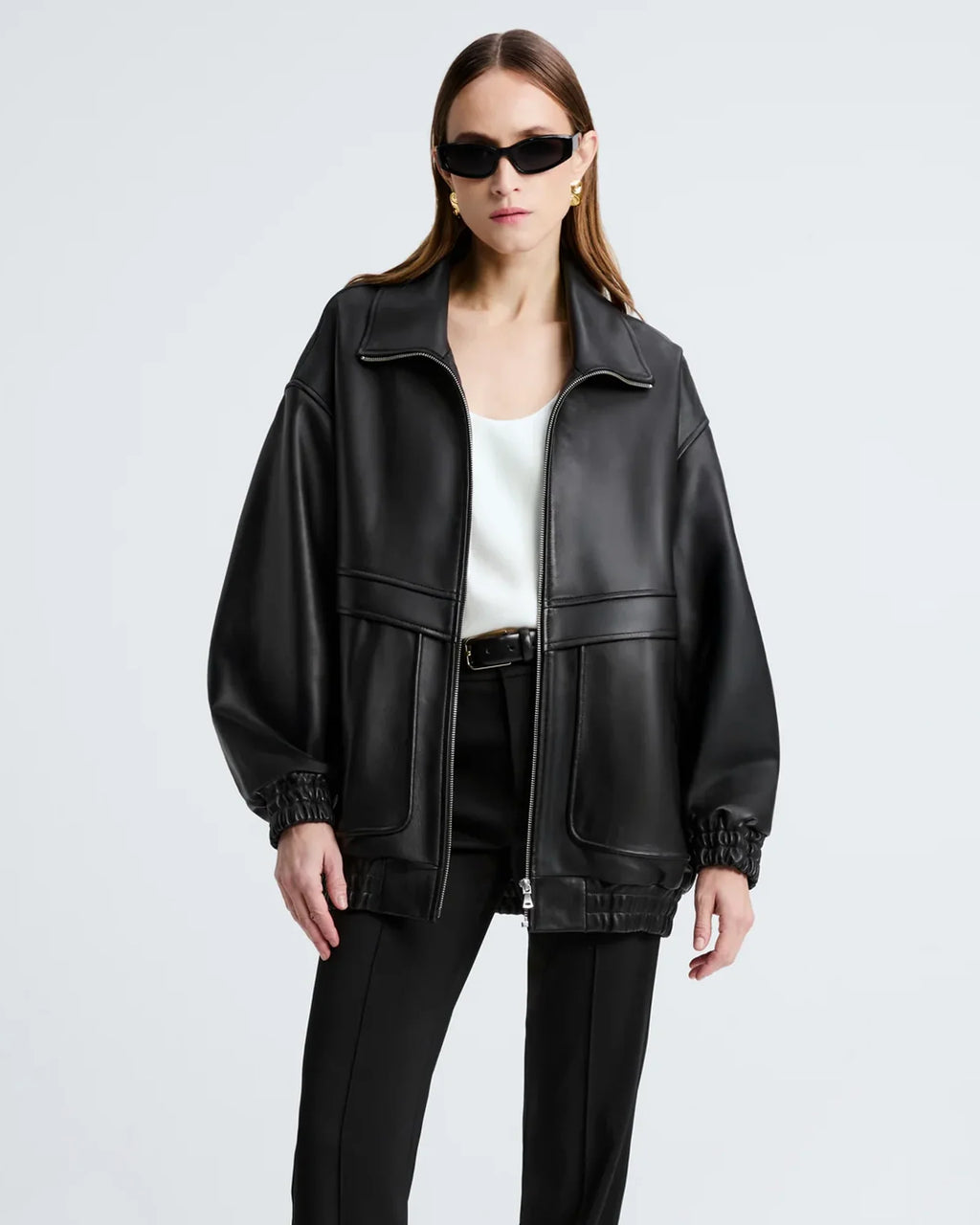 Nour Hammour Leather Jacket