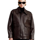 Nour_Hammour_Leather_Jacket_Drey_For_Sale