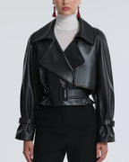 Nour Hammour Leather Jacket