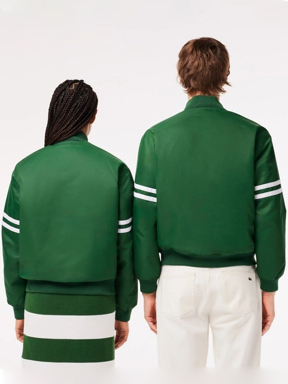 Novak Djokovic Lacoste Green Bomber Jacket