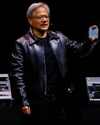 Nvidia CEO Jensen Huang Leather Jacket