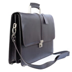 Modern Leather Office Bag With Lock Zing Apparel