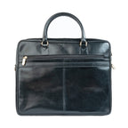 Premium Oil Pull Up Laptop Bag, Black Zing Apparel