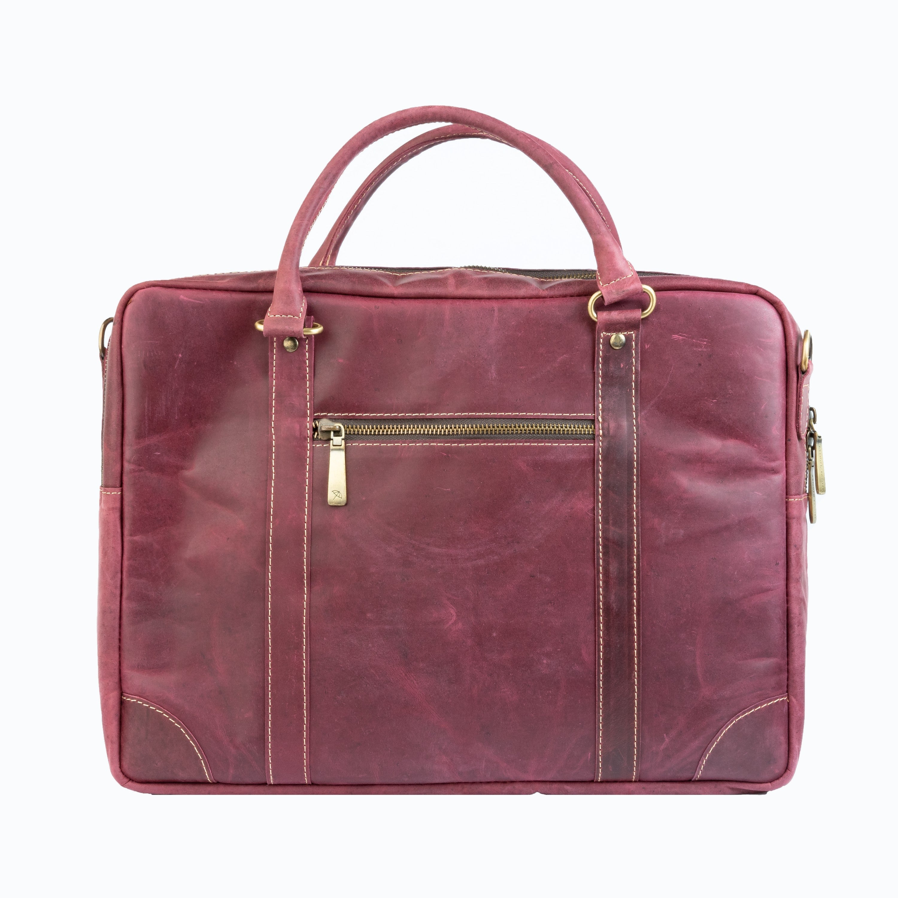 The Maverick Vintage Leather Laptop Bag Zing Apparel