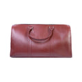 Milled Leather Premium Travel Bag, Brown Zing Apparel