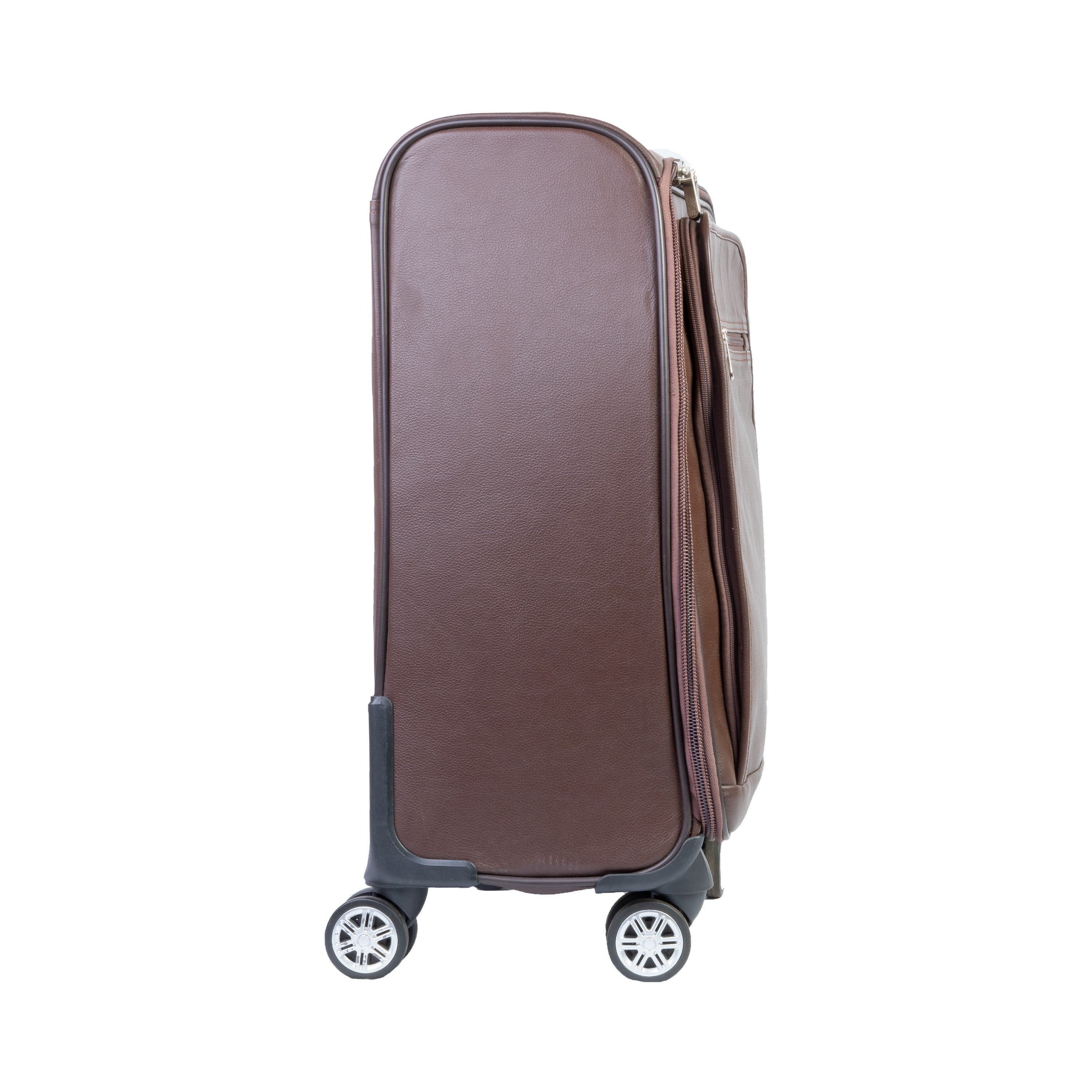 Modern Spin Leather Cabin Trolley Bag Zing Apparel