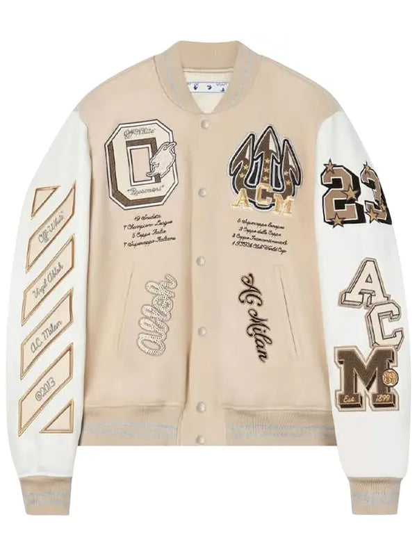 Off-White-x-AC-Milan-Varsity-Jacket-Cream-White
