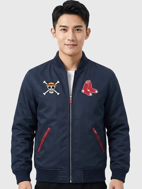 One Piece Red Sox Jacket
