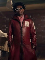 One Piece S02 Camrus Johnson black leather coat look