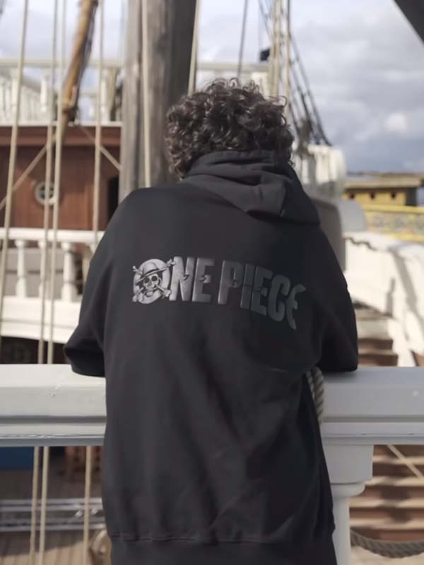 One Piece S02  D. Luffy  Black Hoodie