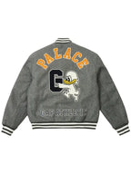 Palace-X-Gap-Varsity-Jacket-In-Grey