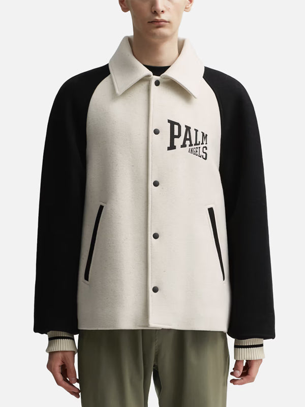 Palm-Angels-Black-And-White-University-Bomber-Jacket