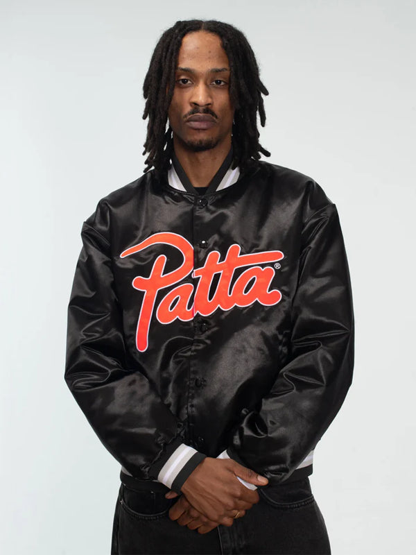 Patta-x-Nike-Classic-Satin-Bomber-Jacket-Black