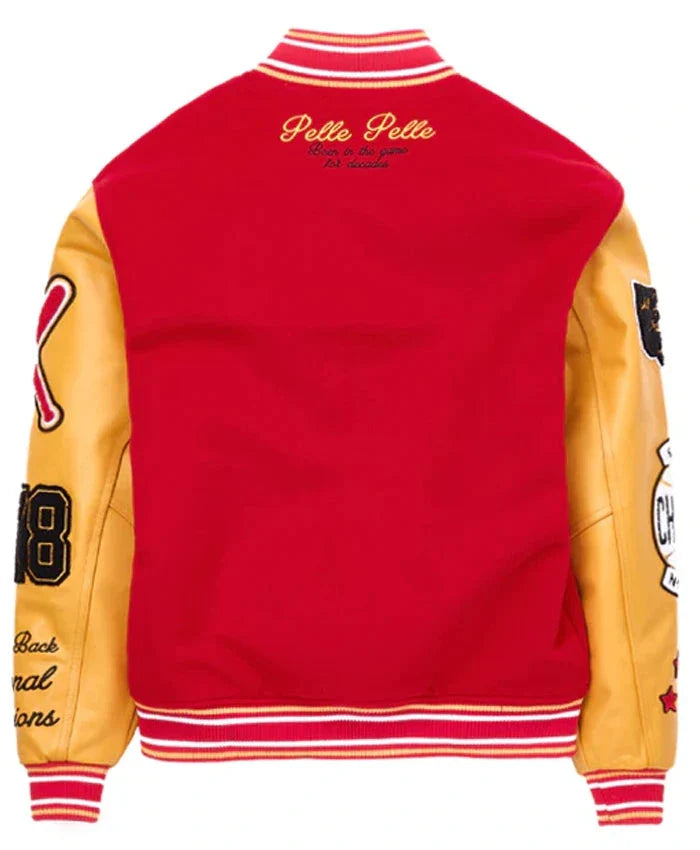 World Famous Varsity Jacket Men, Red Zing Apparel