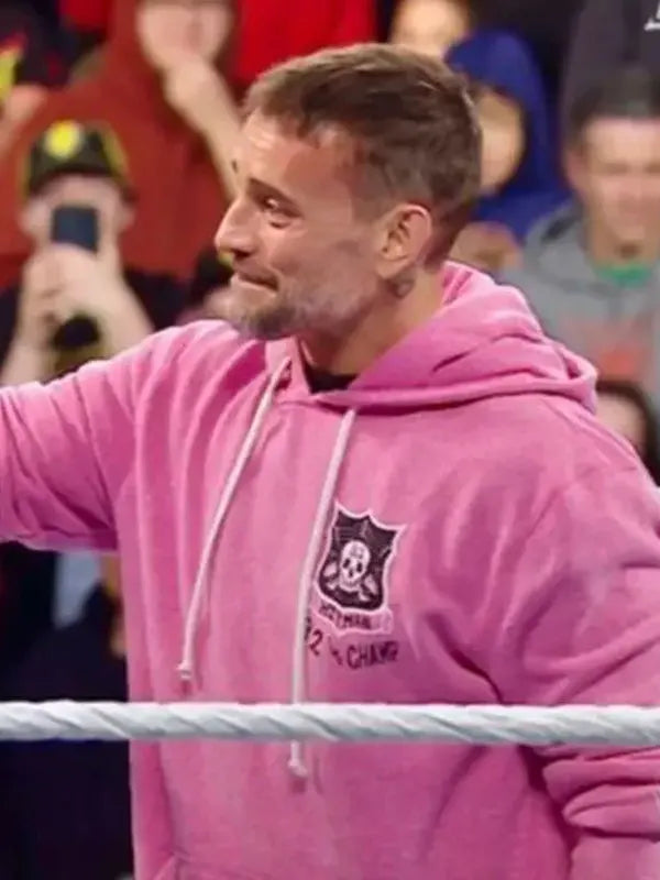 Pink Cm Punk Hoodie
