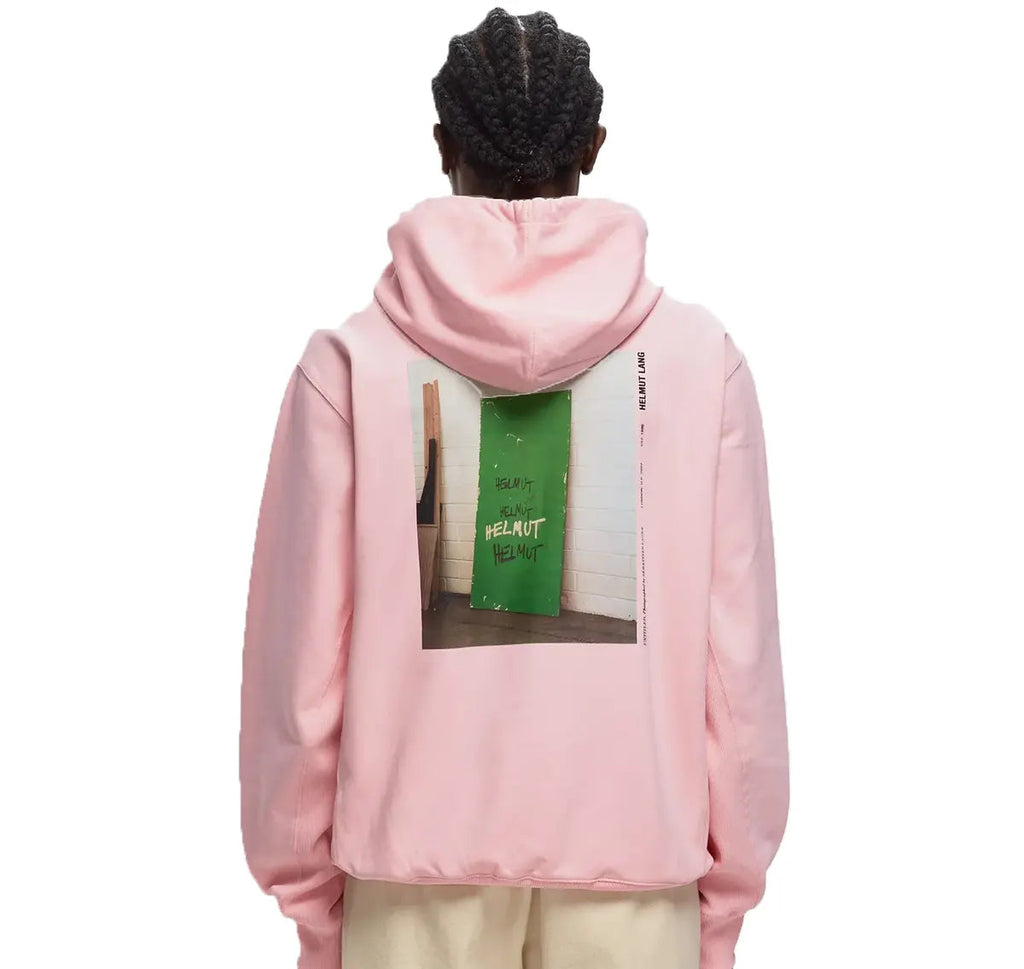 Pink Helmut Lang Hoodie