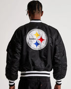 Pittsburgh-Steelers-Bomber-Black-Jacket