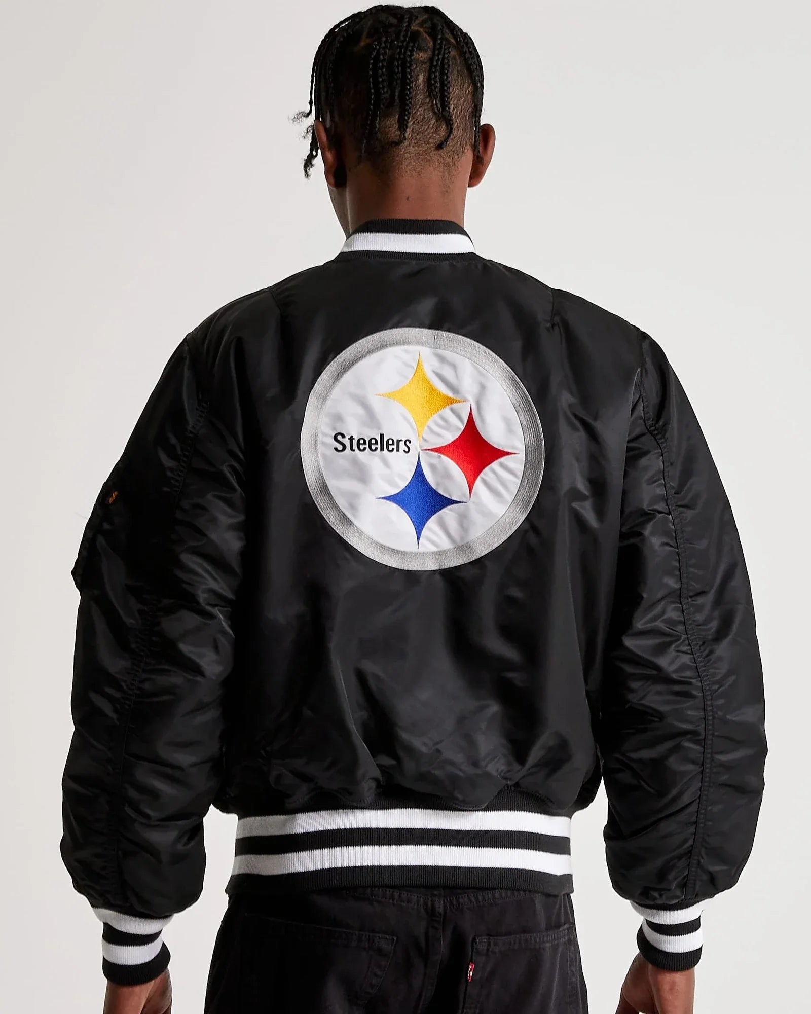 Pittsburgh-Steelers-Bomber-Black-Jacket