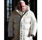 Pope-Francis-White-Puffer-Hooded-Coat