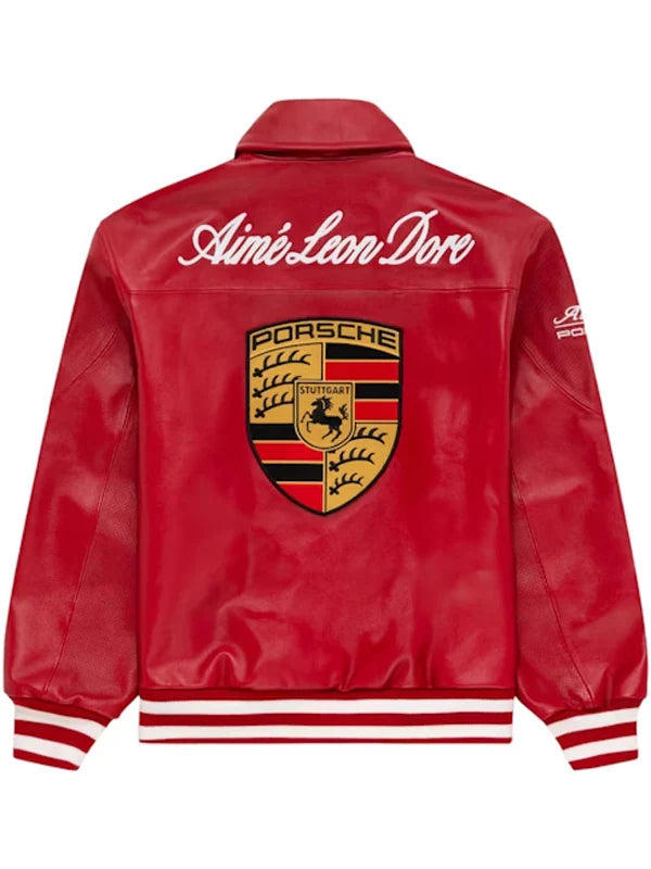 Porsche Aime Leon Dore Jacket Red