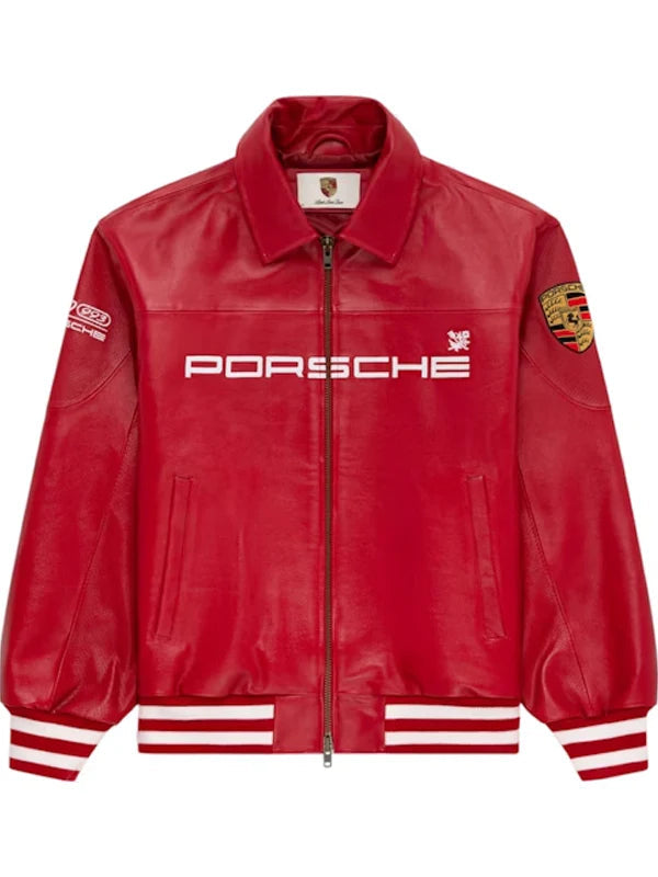 Porsche Aime Leon Dore Jacket Red Zip