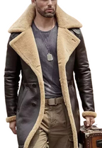 Premium-Brown-Shearling-Long-Coat