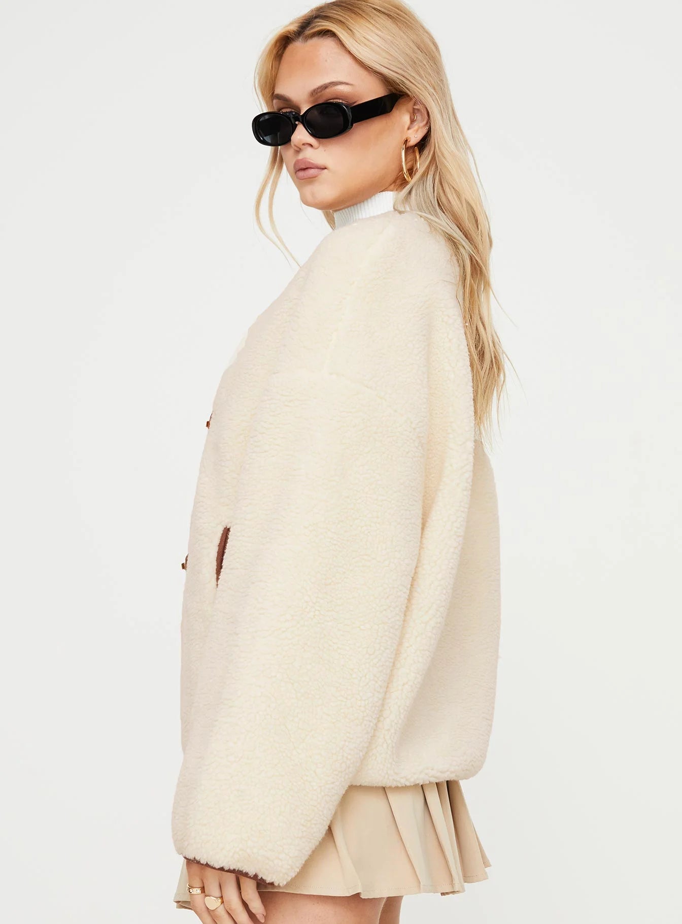 Princess-Polly-Adylic-Teddy-Jacket-Cream-Brown