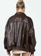 Princess-Polly-Brown-Goldsmith-Faux-Leather-Bomber-Jacket-Back