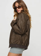 Princess-Polly-Goldsmith-Faux-Leather-Bomber-Jacket-Dark-Brown