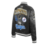 Pro Standard MLB Los Angeles Dodgers World Series Womens Rib Satin Jacket Buy