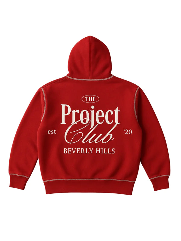 Project-Club-Beverly-Hills-Red-Hoodie