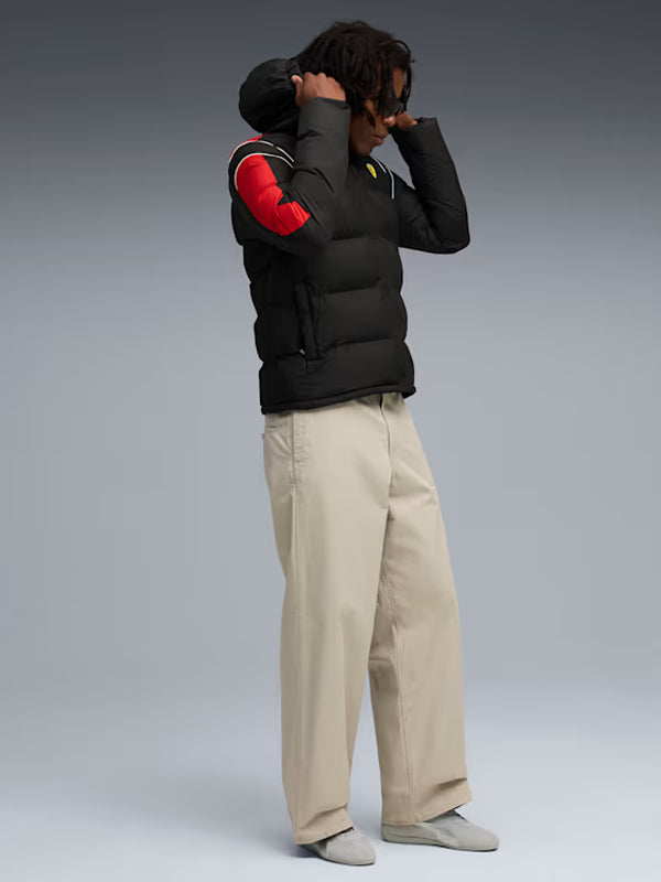Puma-Ferrari-Black-Puffer-Jacket-Look
