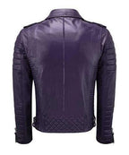 Purple Leather Jacket